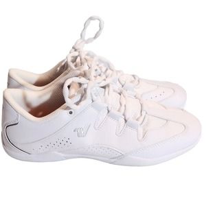 Varsity Spark Cheerleading Shoes Size 8.5 White Lace Up